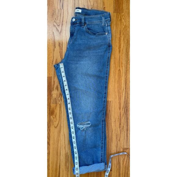 Levi Stauss Signature Heritage Boyfriend Distressed denim Jeans size 10 - Picture 8 of 12